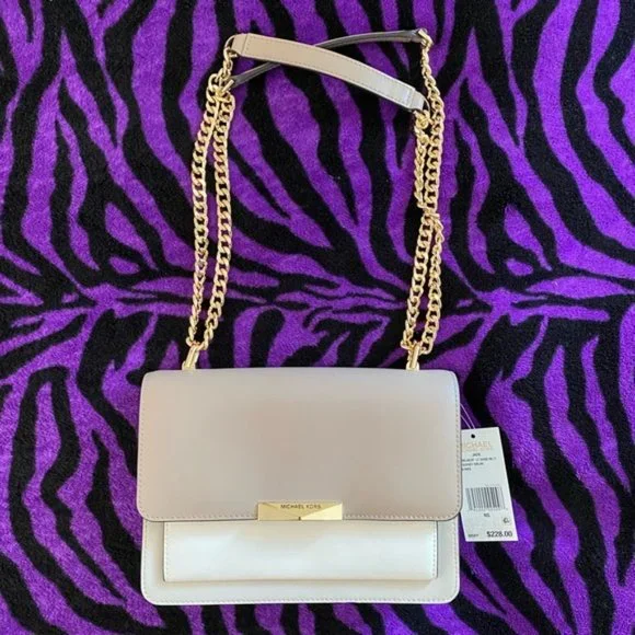 Michael kors jade large gusset shoulder bag hot sale